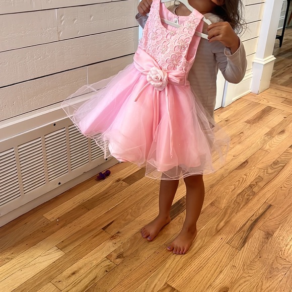 PINK TODDLER DRESS with Bead and Sequin details! - Size 2T/3T - Picture 11 of 12